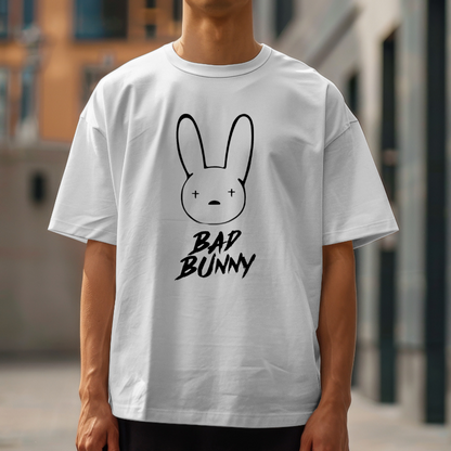 MĘSKA KOSZULKA BAD BUNNY Z AUTOGRAFEM